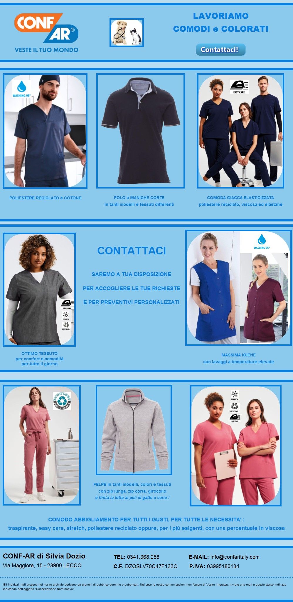 Comfort e sicurezza per medici, veterinari e fisioterapisti