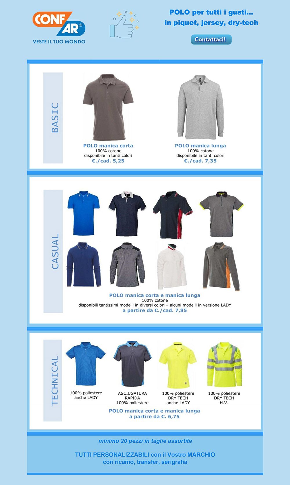 Polo per tutti i gusti!