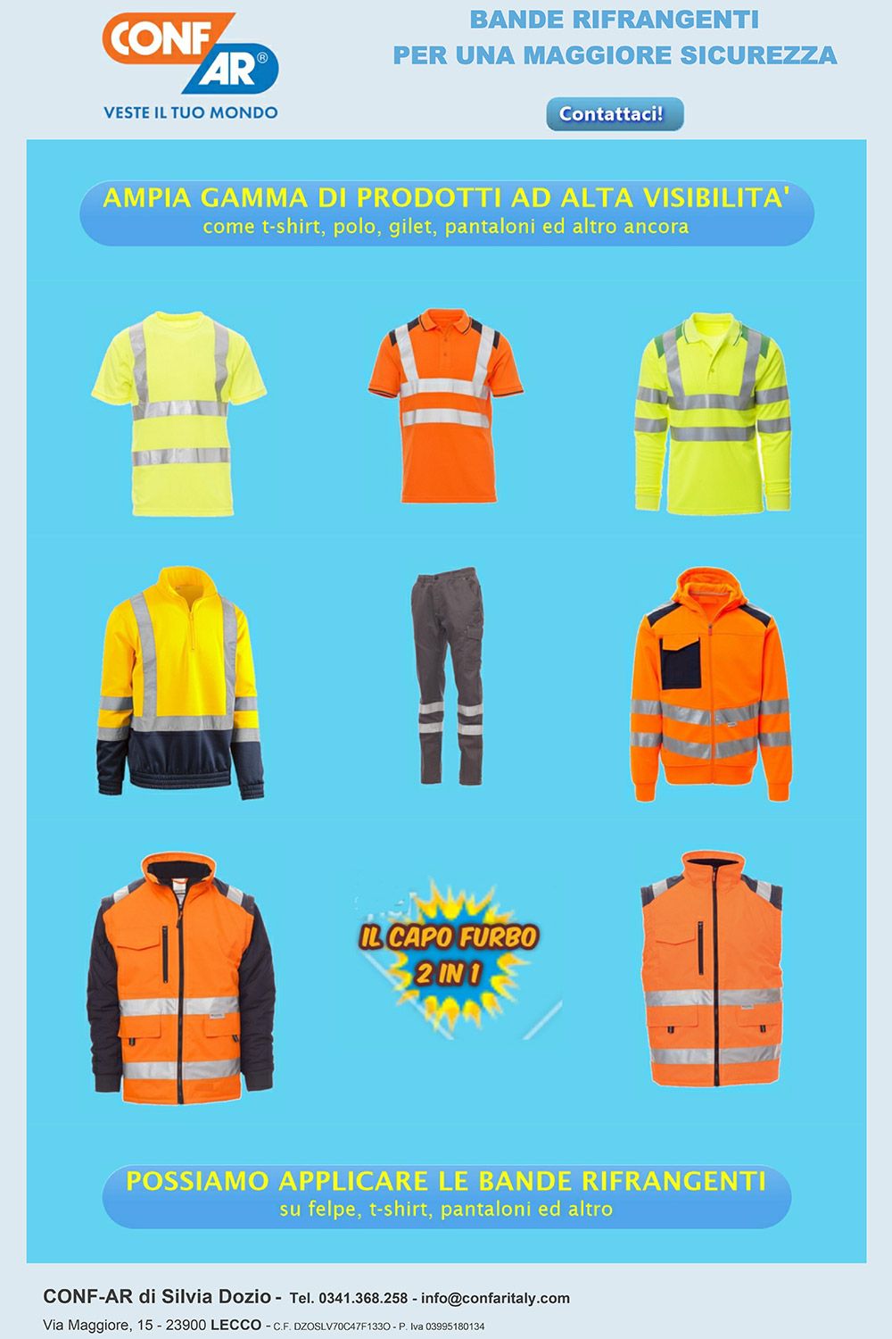 Bande rifrangenti per una maggiore sicurezza