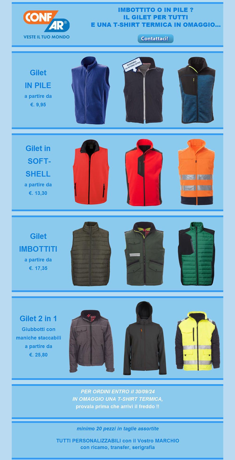 Imbottito o in pile? Il gilet per tutti