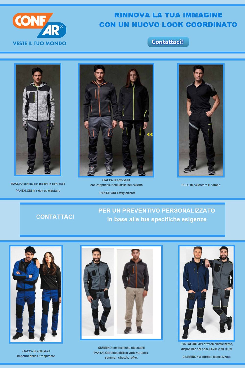 Rinnova la tua immagine con un nuovo look coordinato