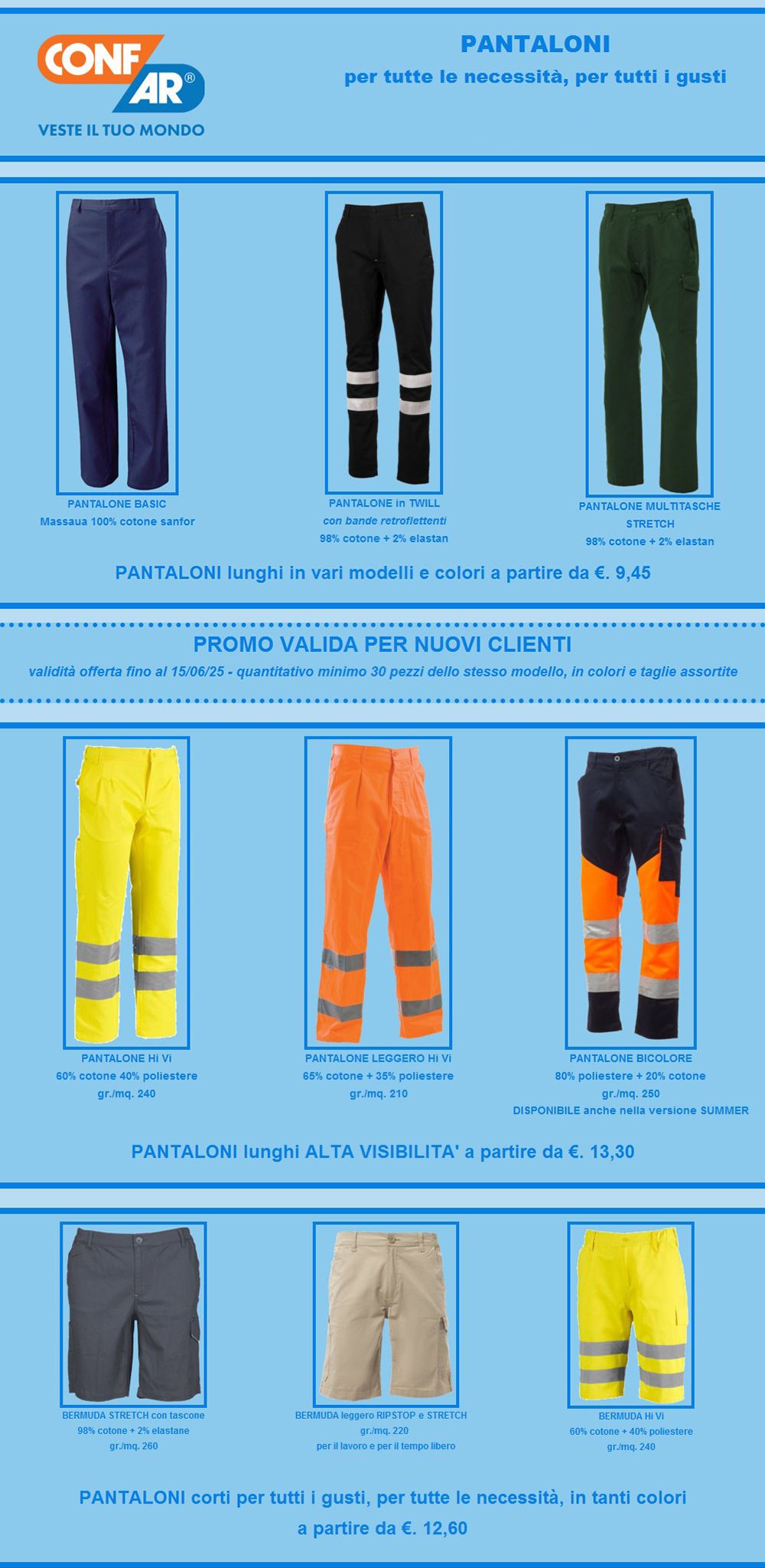 I pantaloni da lavoro più venduti