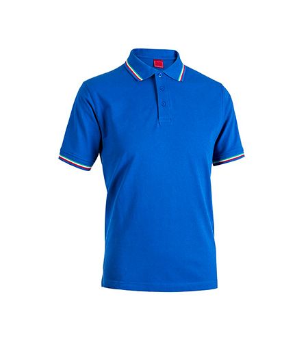 Polo con bordi colorati