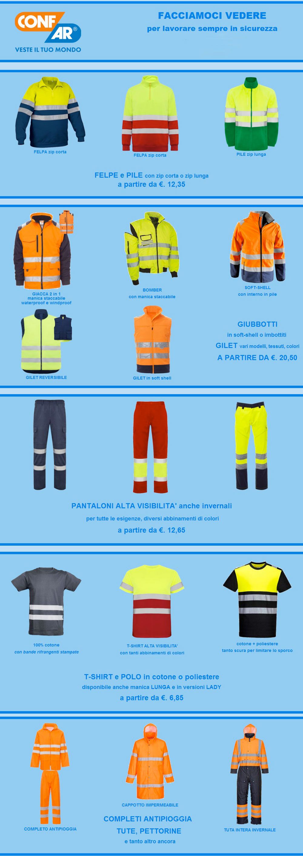 Facciamoci vedere per lavorare sempre in sicurezza